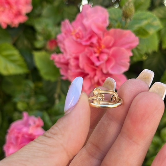 NEW 14K DESIGNER LOOK RING SIZE 
5 size 6 size 7 size 8 size 9 available - Picture 7 of 12
